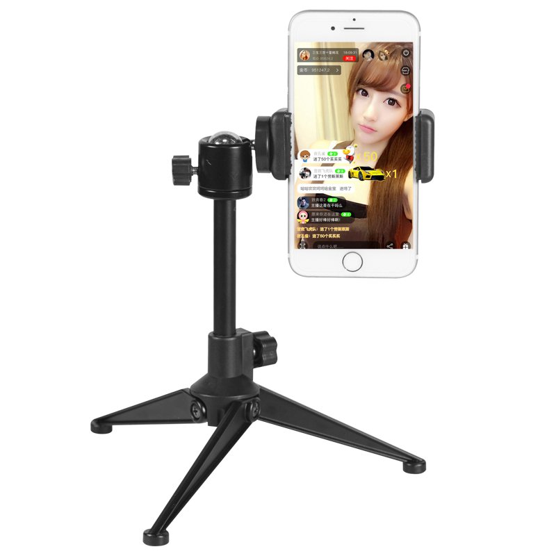 Custom Promotional gifts INS Style Cell Phone Holder Stand Gasbag tripod Holder for Mobile Phone case receiver