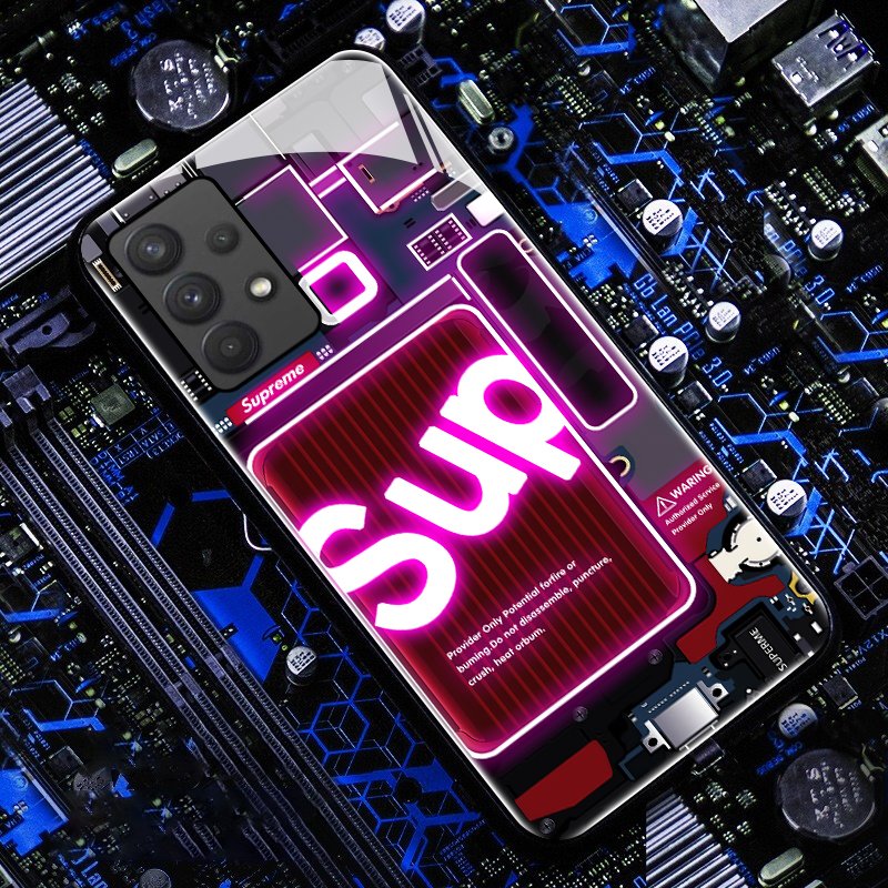 Led color glow samsung mobile phone case for galaxy note 8 puzzle phone case galaxy a71