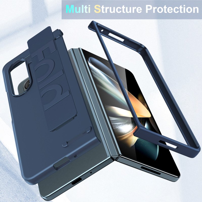 Luxury Silicone Protective Cover Mobile Phone Case for Samsung Galaxy Z Fold 6 Phone Case with Hand Wrist Strap