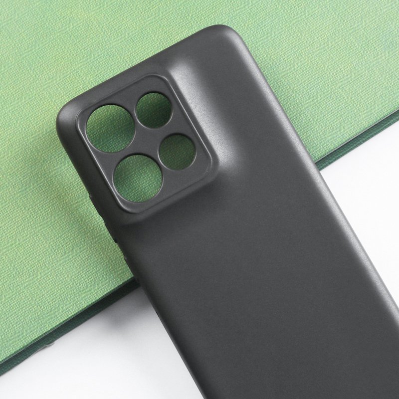 Matte Black TPU Phone Case For Motorola Moto Edge 50 Neo Soft Silicone Shockproof Mobile Phone Cover