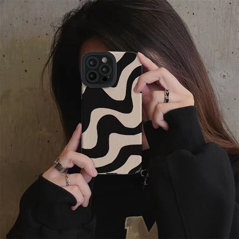 Hot Sales Cheap Zebra Stripe for iPhone 15 pro max Fashion Case Artistic Girls Women Mobile Phone Case Anti-fall XS XR Cover