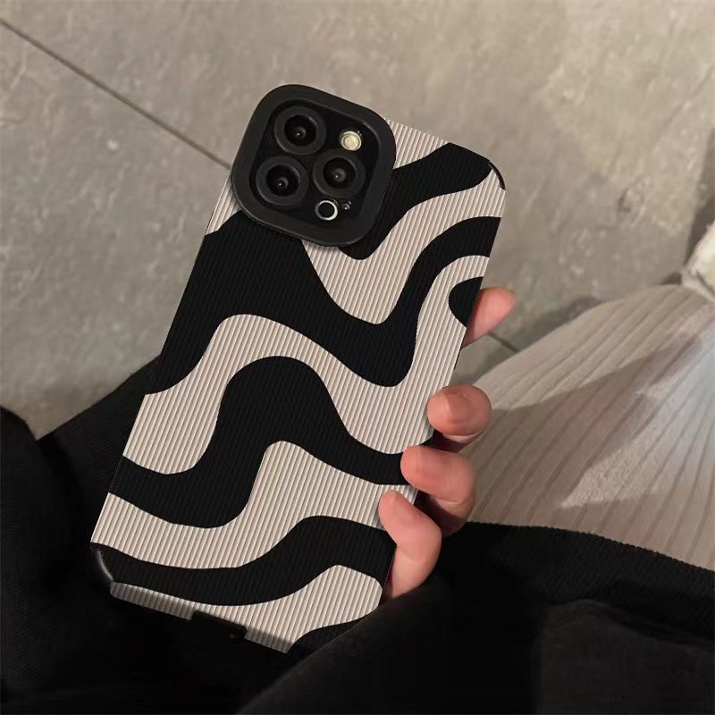 Hot Sales Cheap Zebra Stripe for iPhone 15 pro max Fashion Case Artistic Girls Women Mobile Phone Case Anti-fall XS XR Cover