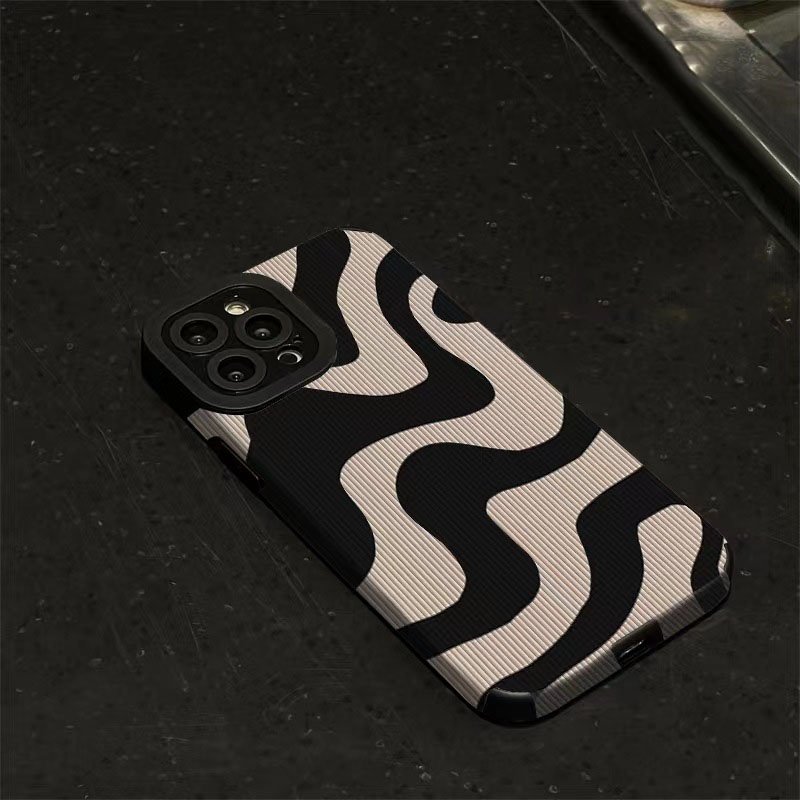 Hot Sales Cheap Zebra Stripe for iPhone 15 pro max Fashion Case Artistic Girls Women Mobile Phone Case Anti-fall XS XR Cover