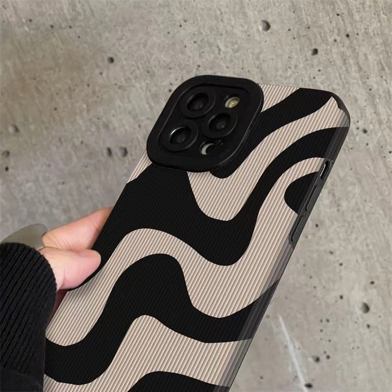 Hot Sales Cheap Zebra Stripe for iPhone 15 pro max Fashion Case Artistic Girls Women Mobile Phone Case Anti-fall XS XR Cover