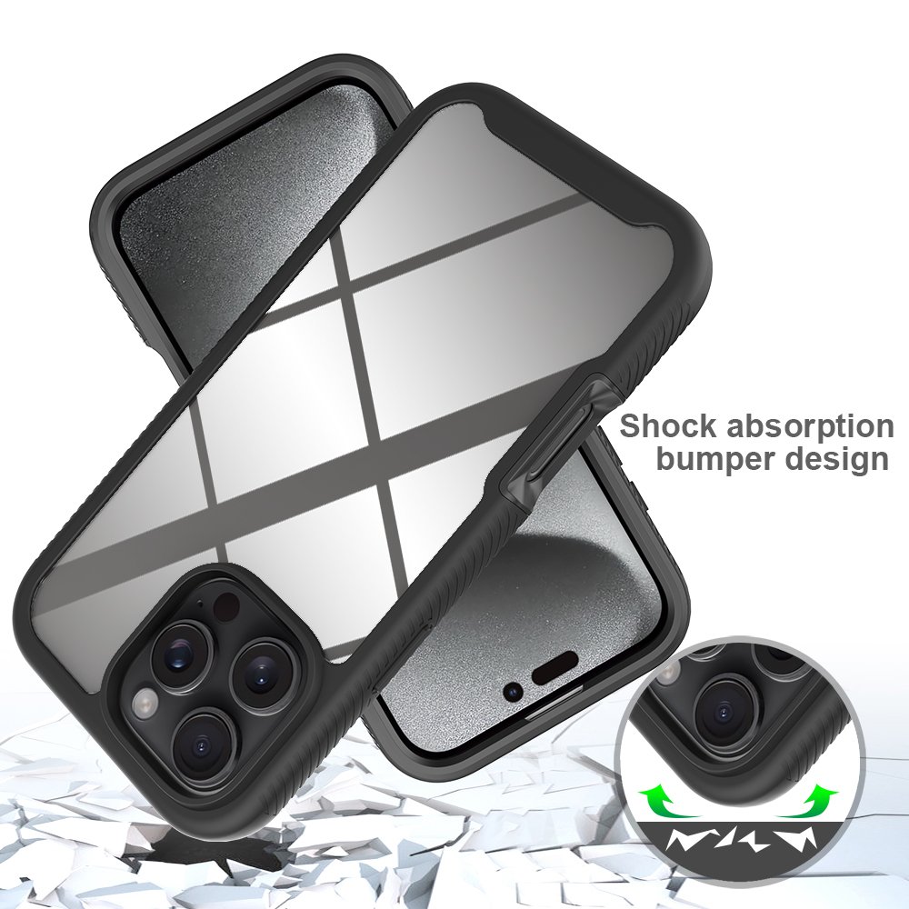 Armor Smartphone Back Cover For iPhone 16 Pro 360 Full Cover Hybrid Mobile Phone Case For IPhone 16 Pro Max