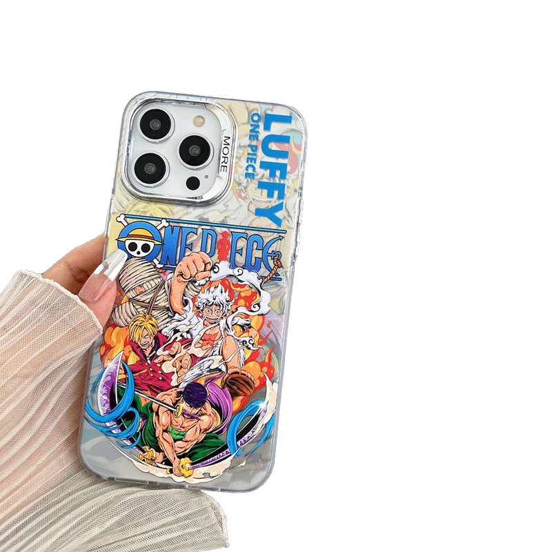 Drop Shipping Anime Kakashi and One Piece Luffy IMD Cartoon Design TPU Mobile Phone Cases for iPhone 11 12 13 14 Pro Max