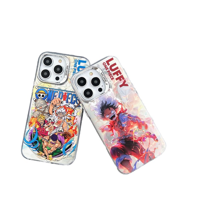 Drop Shipping Anime Kakashi and One Piece Luffy IMD Cartoon Design TPU Mobile Phone Cases for iPhone 11 12 13 14 Pro Max