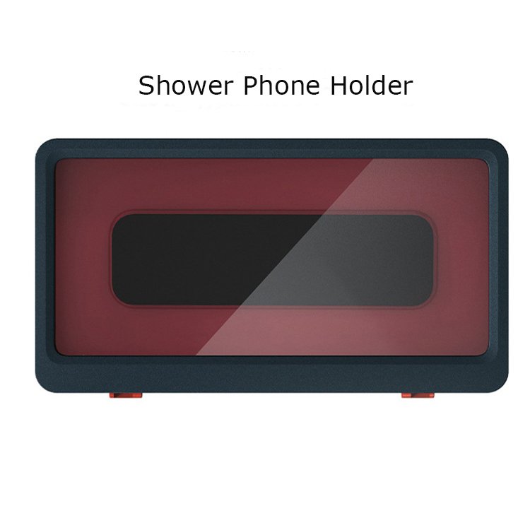 Wall Mount Anti-slip Shower Phone Holder Waterproof Touch Screen Bathroom Mobile Phone Case Anti-fog Shower Phone Box Inner Box