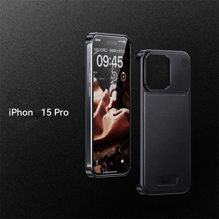 Aluminum Alloy New Phone Cover M3 Shockproof Fragrance Leather Cover Mobile Phone Case For Iphone 12 13 14 15 Pro Max