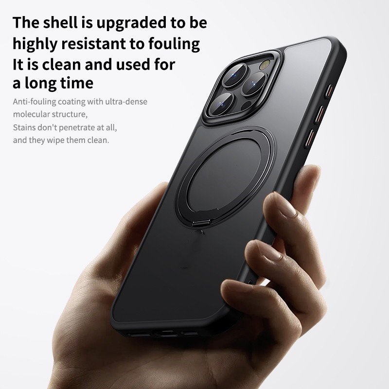 New Products 2024 Phone Case Anti Fall Magnetic 360 Rotation Mobile Phone Holder Cell Cover For iphone 16 Pro Max Plus Cases Hot