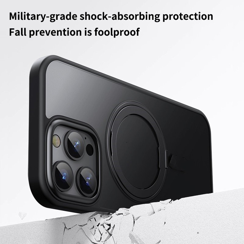 New Products 2024 Phone Case Anti Fall Magnetic 360 Rotation Mobile Phone Holder Cell Cover For iphone 16 Pro Max Plus Cases Hot