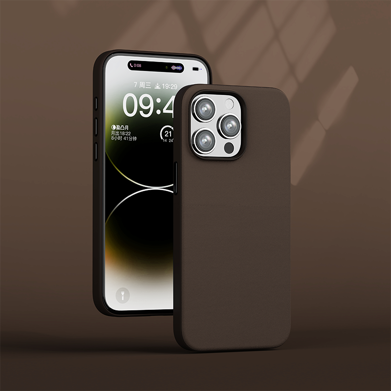 For iphone 15 Fivewoven Case Luxury Magnetic Cell Mobile Phone Cases for iphone 15 pro max Eco Degradable Fine Woven Phone Case