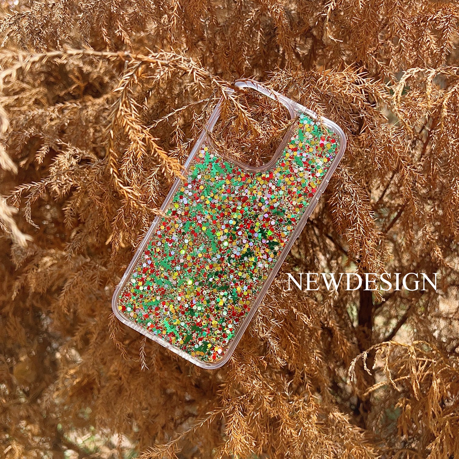 Christmas Gifts Phone Case For iPhone 16 Pro Max Clear Cute TPU PC Hard Shockproof Xmas For iPhone 16 15 14 13 11 Case