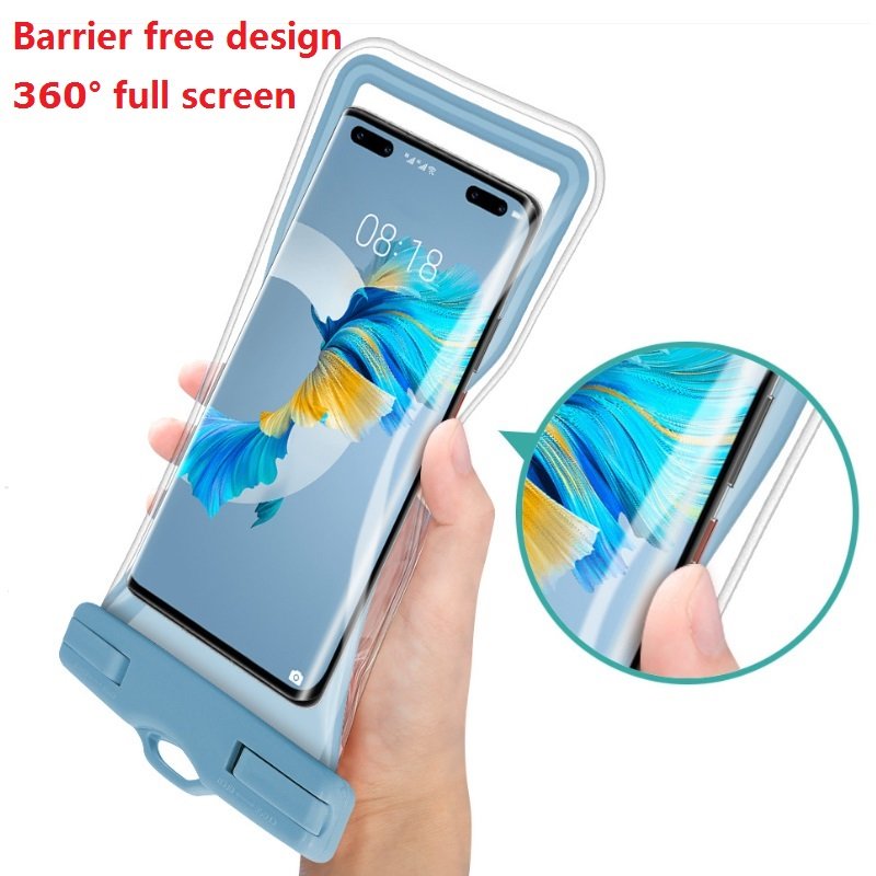 Floating airbag design TPU IPX8 waterproof mobile phone case is suitable for mobile phones below 7.2 inches