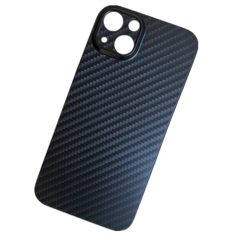 New Ultra Thin Cell Phone Protective Lens Cover Matte carbon fiber texture Soft Phone Case for iPhone 13 14 15 Pro Max