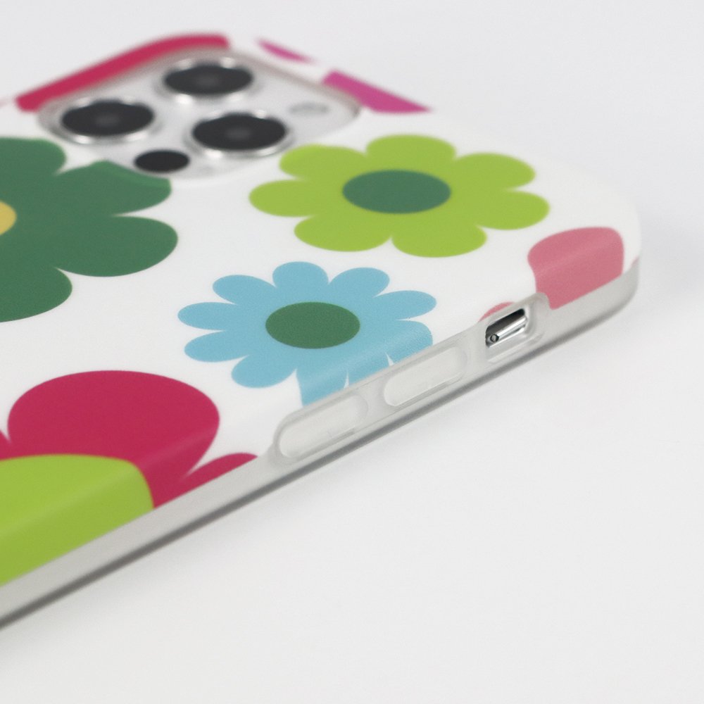 IMD Shockproof TPU Flower Phone Case For iPhone 11 Pro For iPhone 12 13 Flora Flower TPU Mobile Phone Case Cover