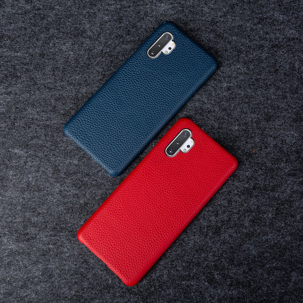 2024 Real Leather Phone Case for Samsung Note10 Plus Luxury Design Shockproof Mobile Phone Accessories