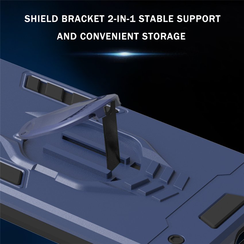 for iPhone 11 Pro XS Max XR 7 8 Samsung A11 Note 20 S20 Ultra 2in1 Shockproof Holder Mobile case with Kickstand Phone Case