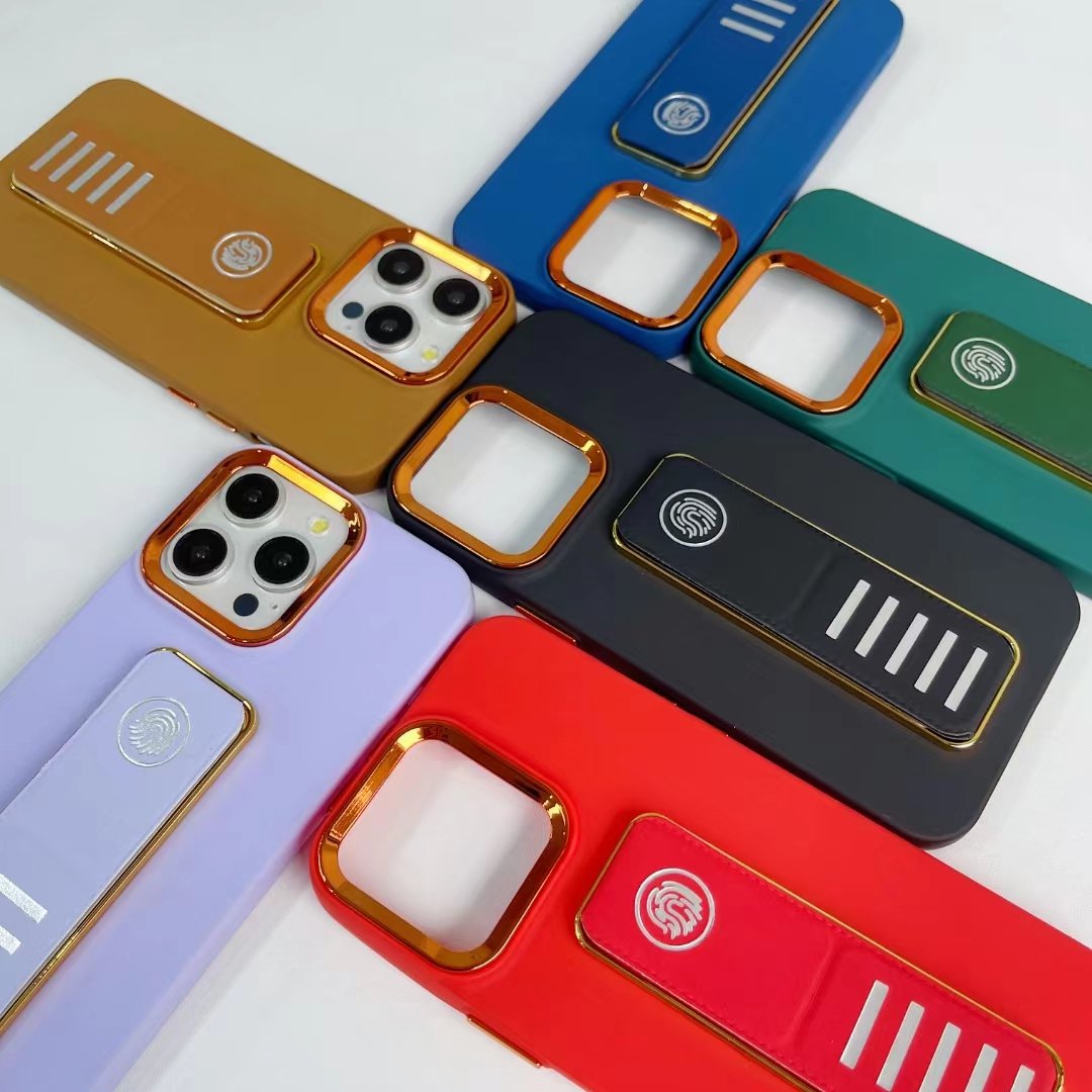 Wholesale Business Bracket TPU Mobile Phone Cases Shockproof Accessory Fundas for iPhones XR 11 12 13 14 15 16 Pro max Promax
