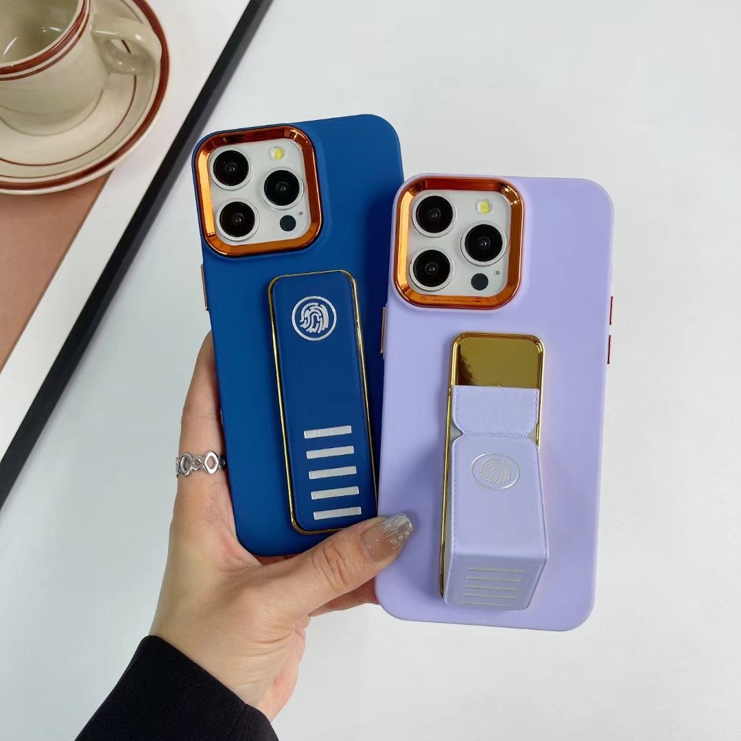 Wholesale Business Bracket TPU Mobile Phone Cases Shockproof Accessory Fundas for iPhones XR 11 12 13 14 15 16 Pro max Promax