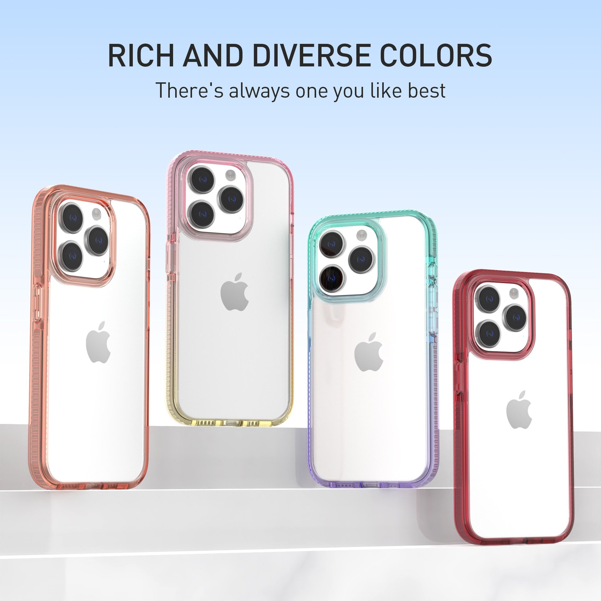 wholesale bulk unique custom design color anti-yellow tpu tpe shockproof hard clear mobile phone cases for iPhone 14 15 series