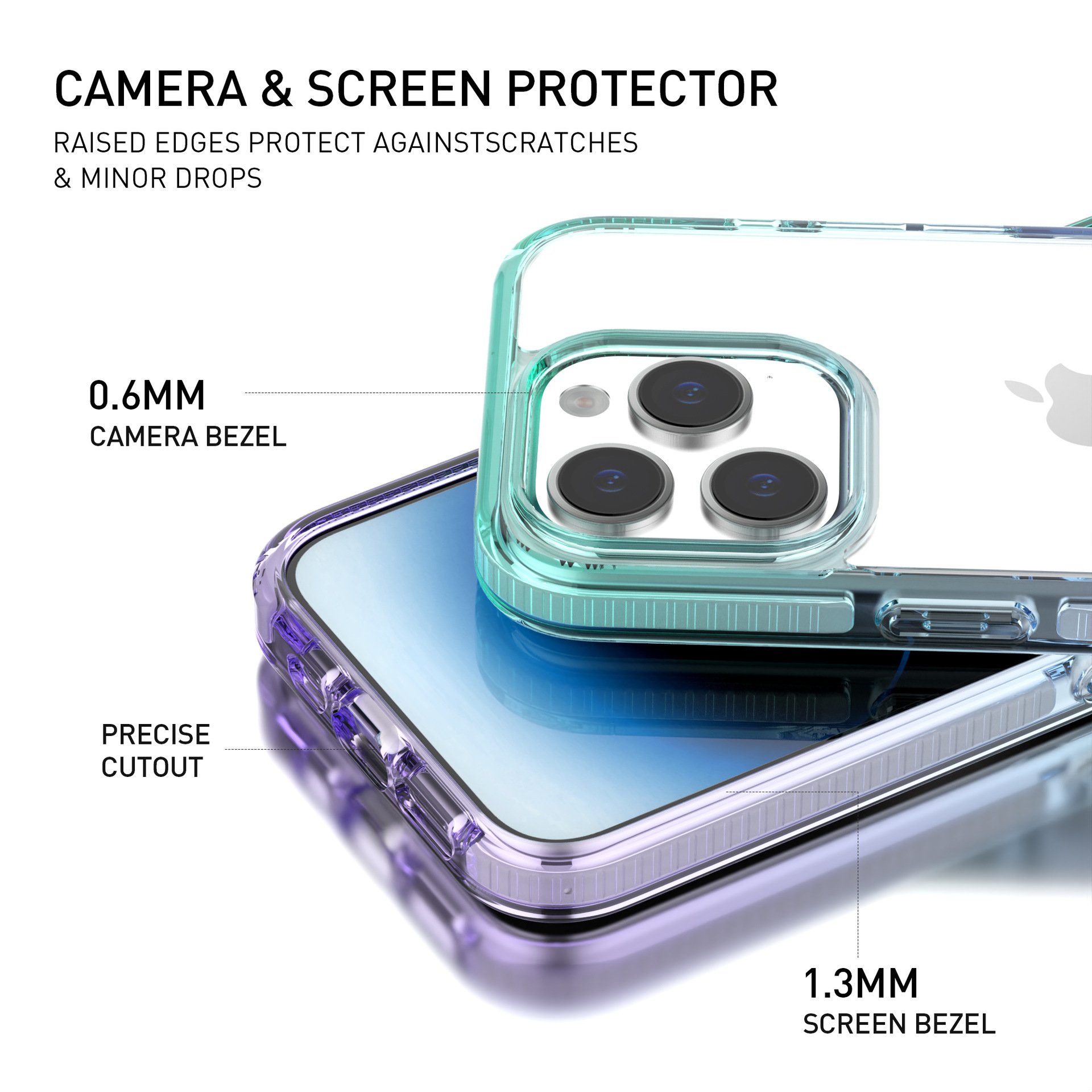 wholesale bulk unique custom design color anti-yellow tpu tpe shockproof hard clear mobile phone cases for iPhone 14 15 series