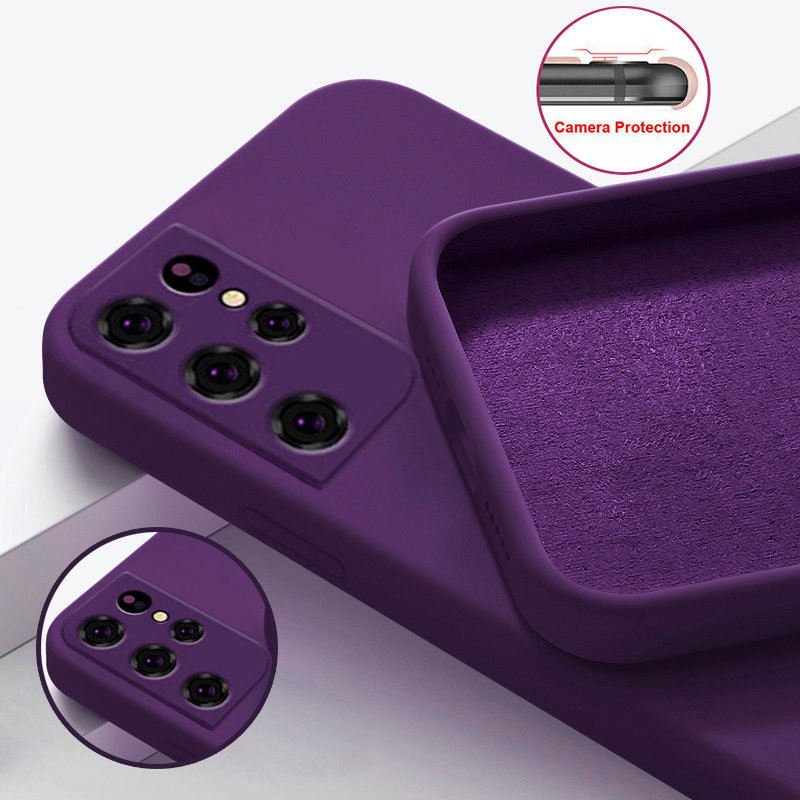 Wholesale S23 custom Logo color soft TPU silicone original mobile phone cases for Samsung Galaxy S23 S22 Ultra S23 Plus