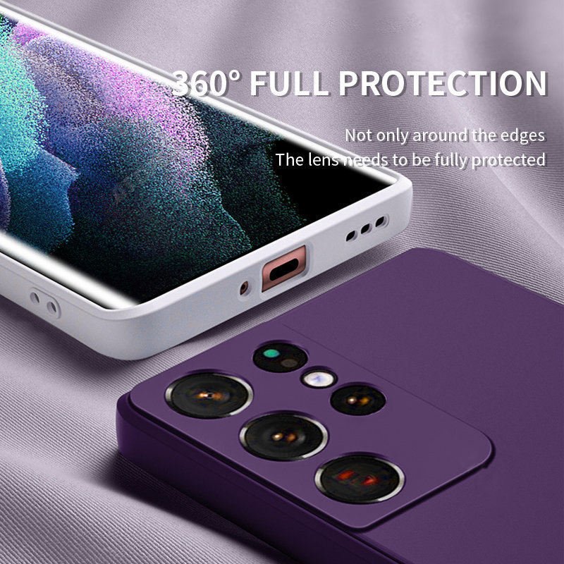 Wholesale S23 custom Logo color soft TPU silicone original mobile phone cases for Samsung Galaxy S23 S22 Ultra S23 Plus