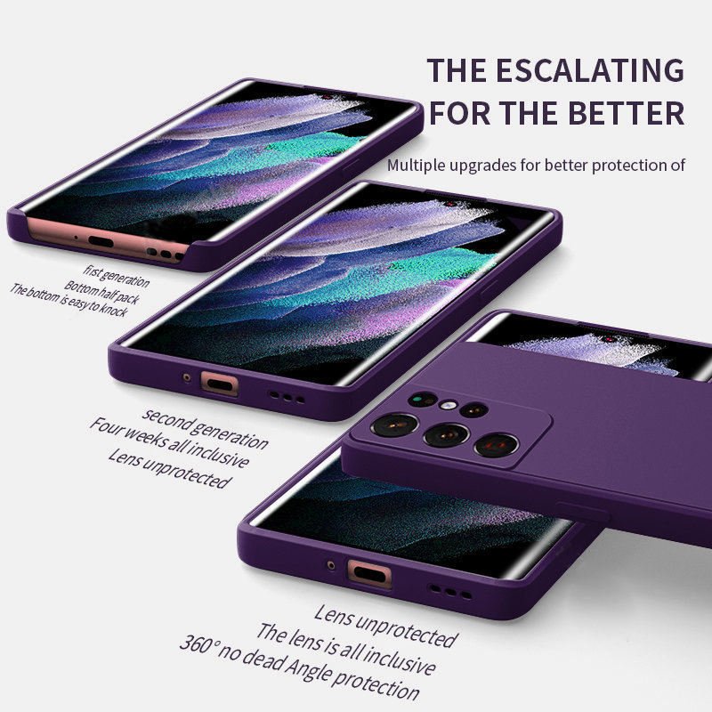 Wholesale S23 custom Logo color soft TPU silicone original mobile phone cases for Samsung Galaxy S23 S22 Ultra S23 Plus