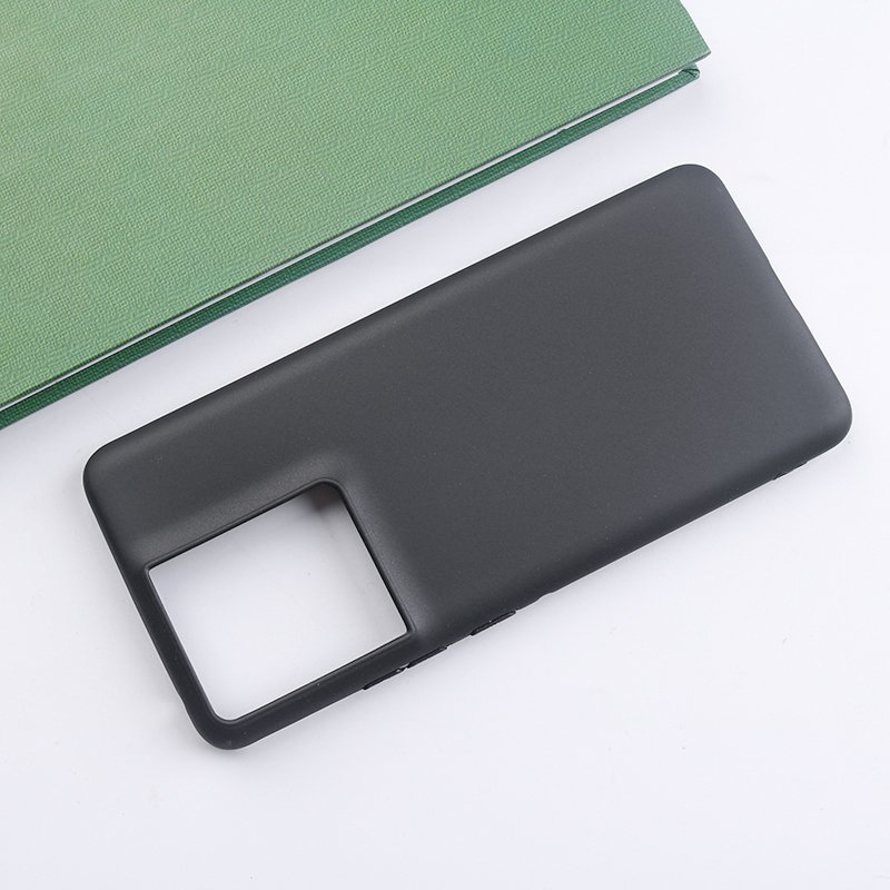 Phone Case for Motorola Moto Edge 50 Pro 5G Black Matte Soft Silicone Protective Cover