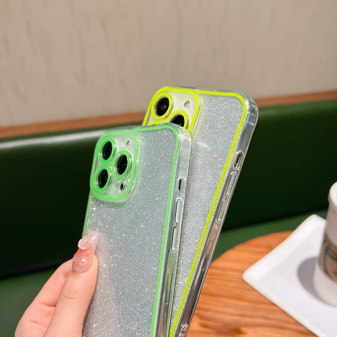 Shine Bright Glow in the Dark TPU Phone Case for Iphone XS Xr 11 12 13 14 15 pro max Shockproof phone cover
