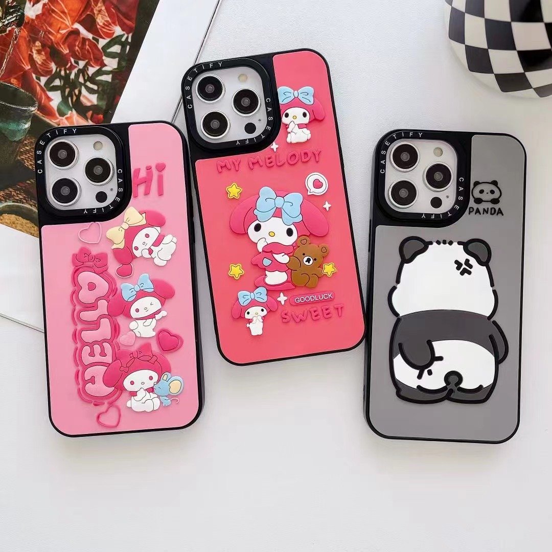 Fashion Designer Luxury Cartoon Mobile Phone Case Cover For Iphone 15 Pro Max 15 Pro 15 Cartoon Cases