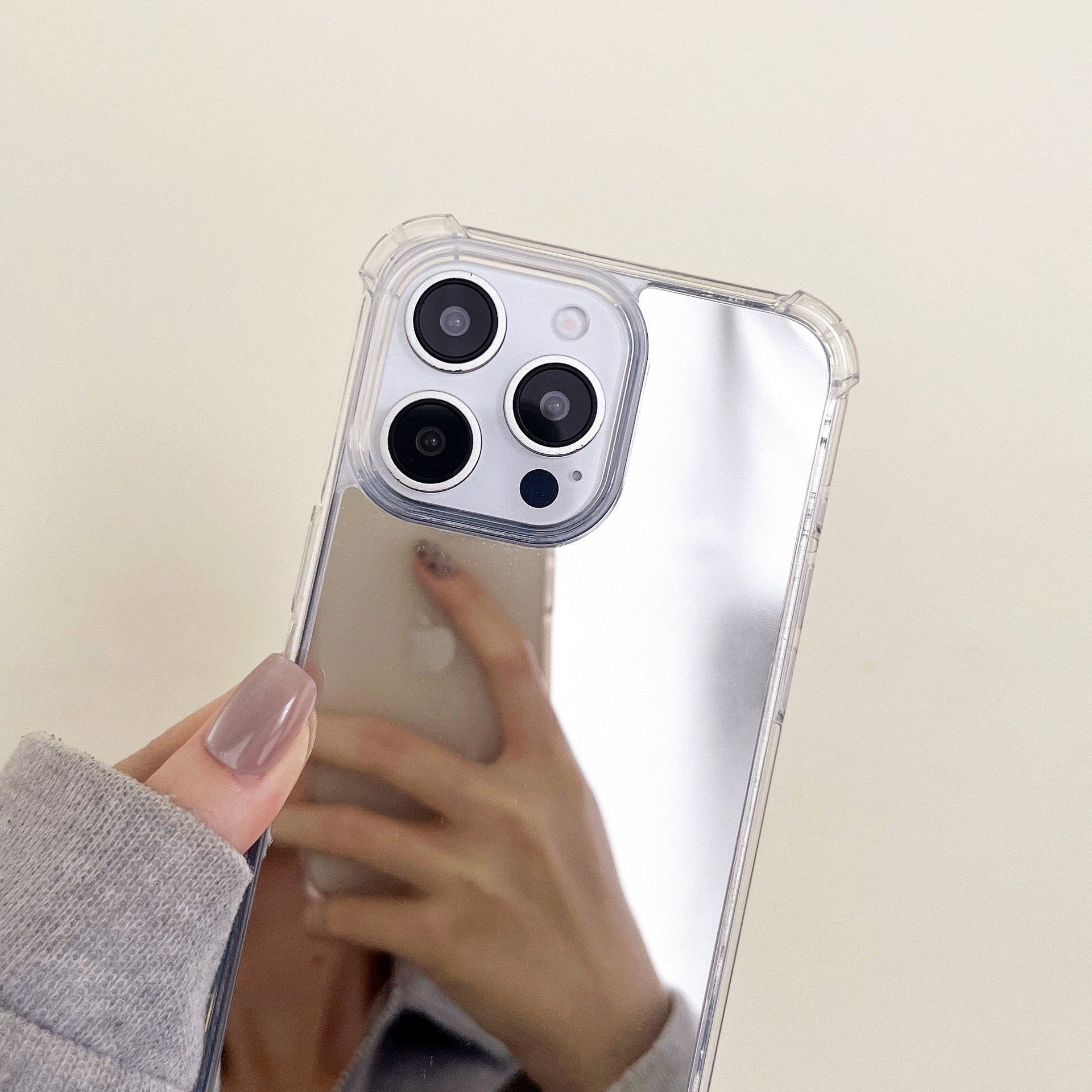 For iPhone 16 Case Luxury Women Girls Mirror Make Up Mobile Phone Case Cover For iPhone 16 15 14 13 12 Pro Max 16 Plus