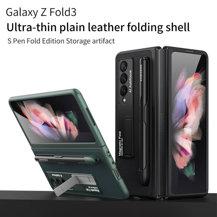 Z Fold 4 Case For Samsung Galaxy Shockproof PC Case For Samsung Galaxy Z Fold 5 Case With Kickstand