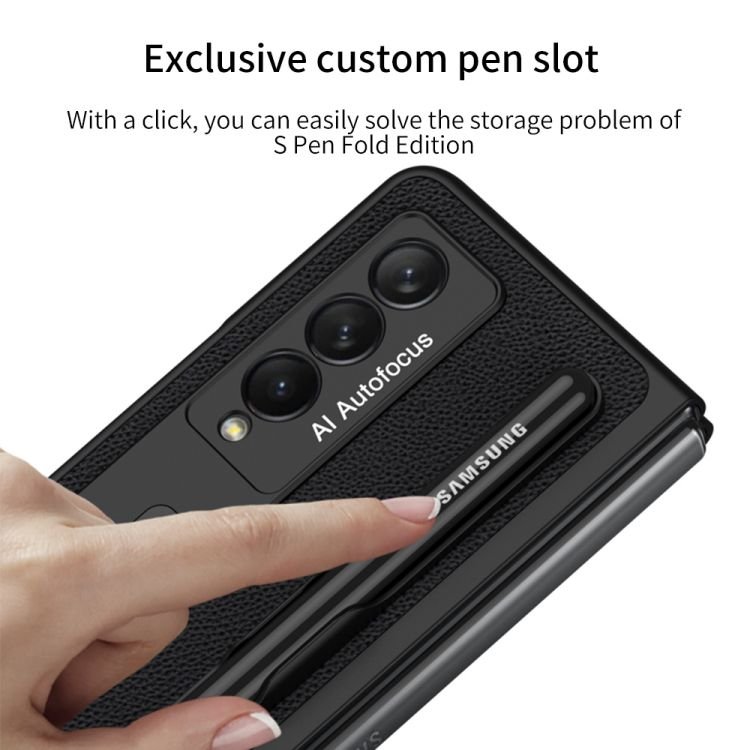 Z Fold 4 Case For Samsung Galaxy Shockproof PC Case For Samsung Galaxy Z Fold 5 Case With Kickstand