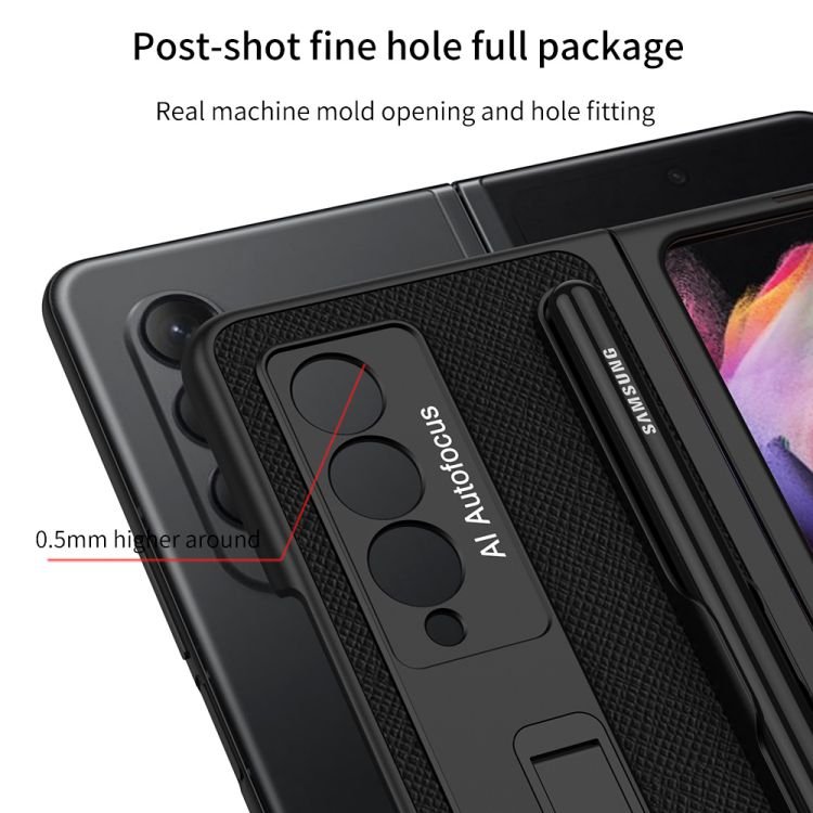 Z Fold 4 Case For Samsung Galaxy Shockproof PC Case For Samsung Galaxy Z Fold 5 Case With Kickstand