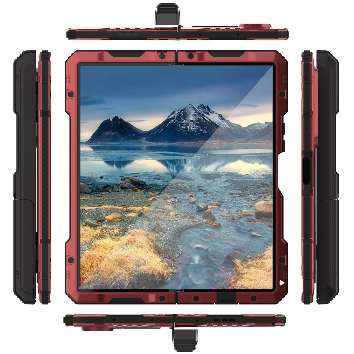 Full Protection Rugged Shockproof Phone Cases For Samsung Galaxy Z Fold 6 Mobile Phone Case