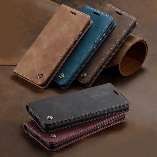 Caseme Magnetic Retro Wallet Leather Case For Iphone 14 13 Mini SE 2020 11 PRO MAX X XS MAX XR 8 7 PLUS 6 5 5S Flip Stand Cover