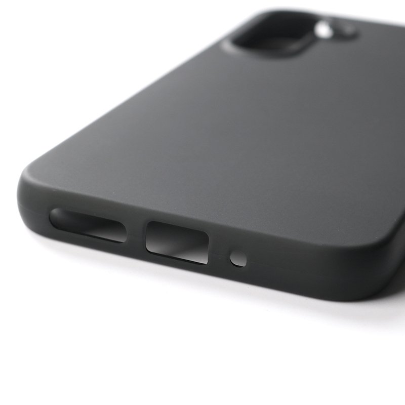 Matte Black Soft TPU Phone Case For Samsung Galaxy A54 5G Protection Back Cover
