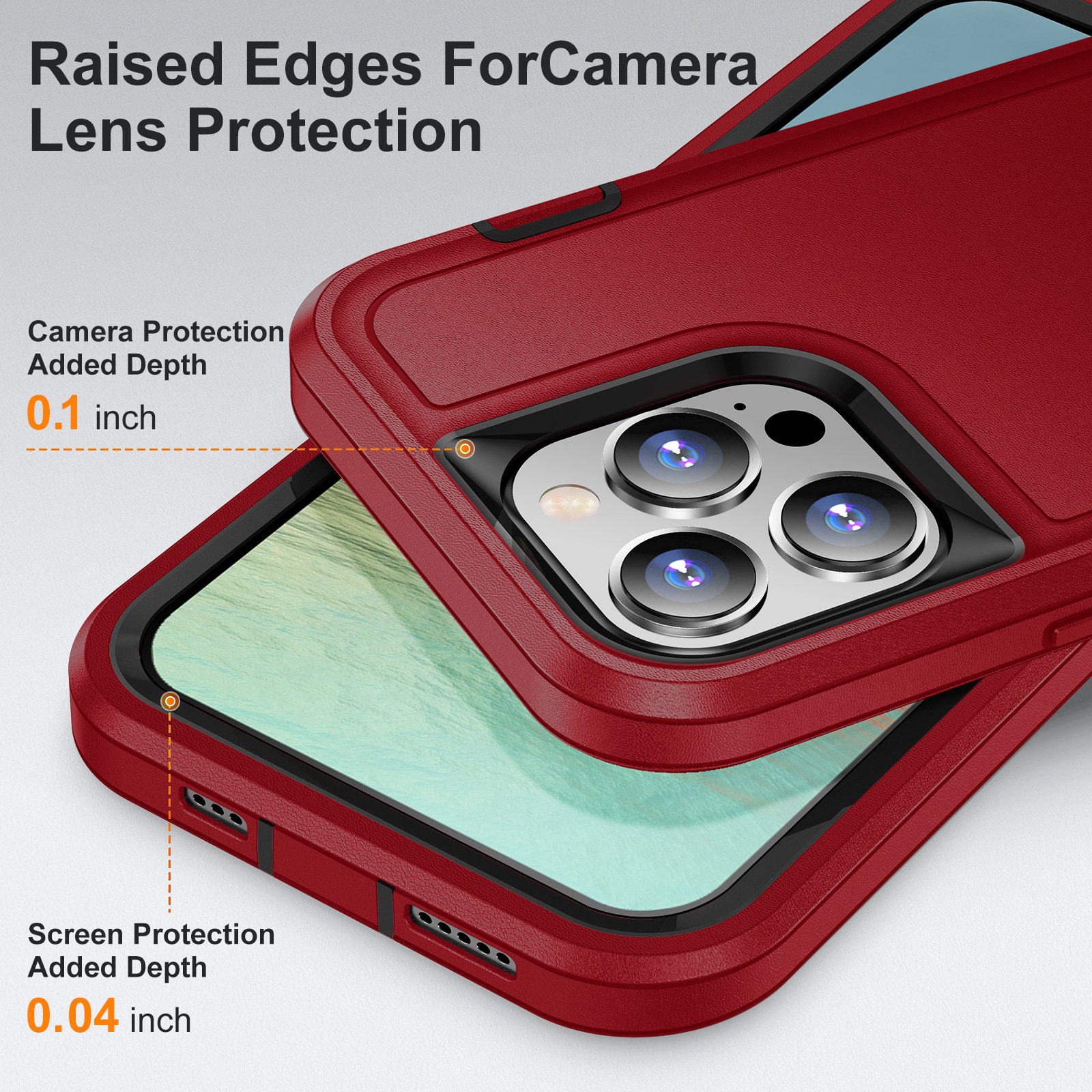 Factory Wholesale Bracket 3 Layer Armor phone Case For Iphone 16 15 Plus 14 13 Pro 12 Pro Max Colourful Protective back cover