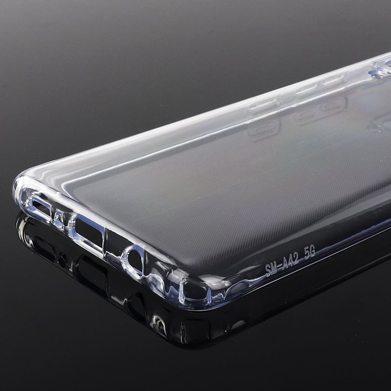 Factory price Crystal Clear tpu Cell Phone cover for Samsung Galaxy A42 5G,Drop-Resistant Mobile phone case for samsung a42