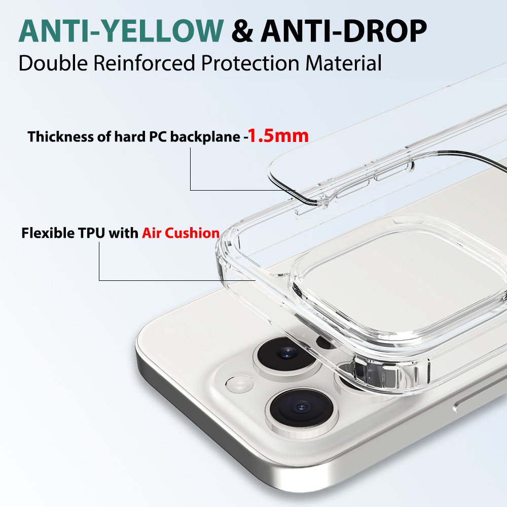 Hot Sales Fashion Clear TPU Mobile Phone Cases Waterproof And Shockproof Compatible for iPhone 16 15 14 13 12 Pro Max Plus