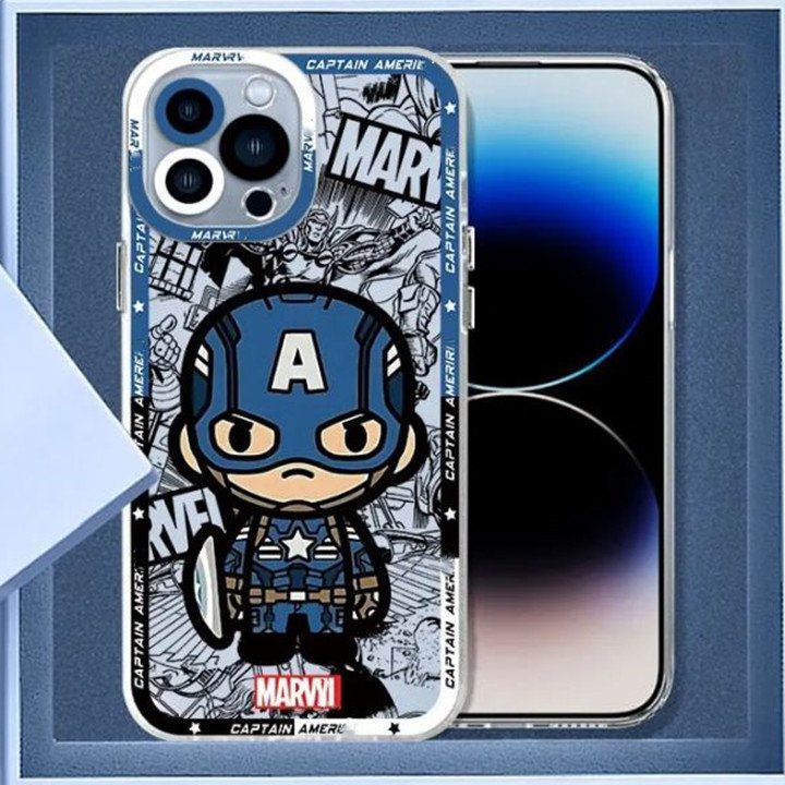 Street Fashion The Hulk Venom Anime Mobile Phone Case For iPhone 16 15 14 13 12 11 pro max Soft Print Transparent Back Cover
