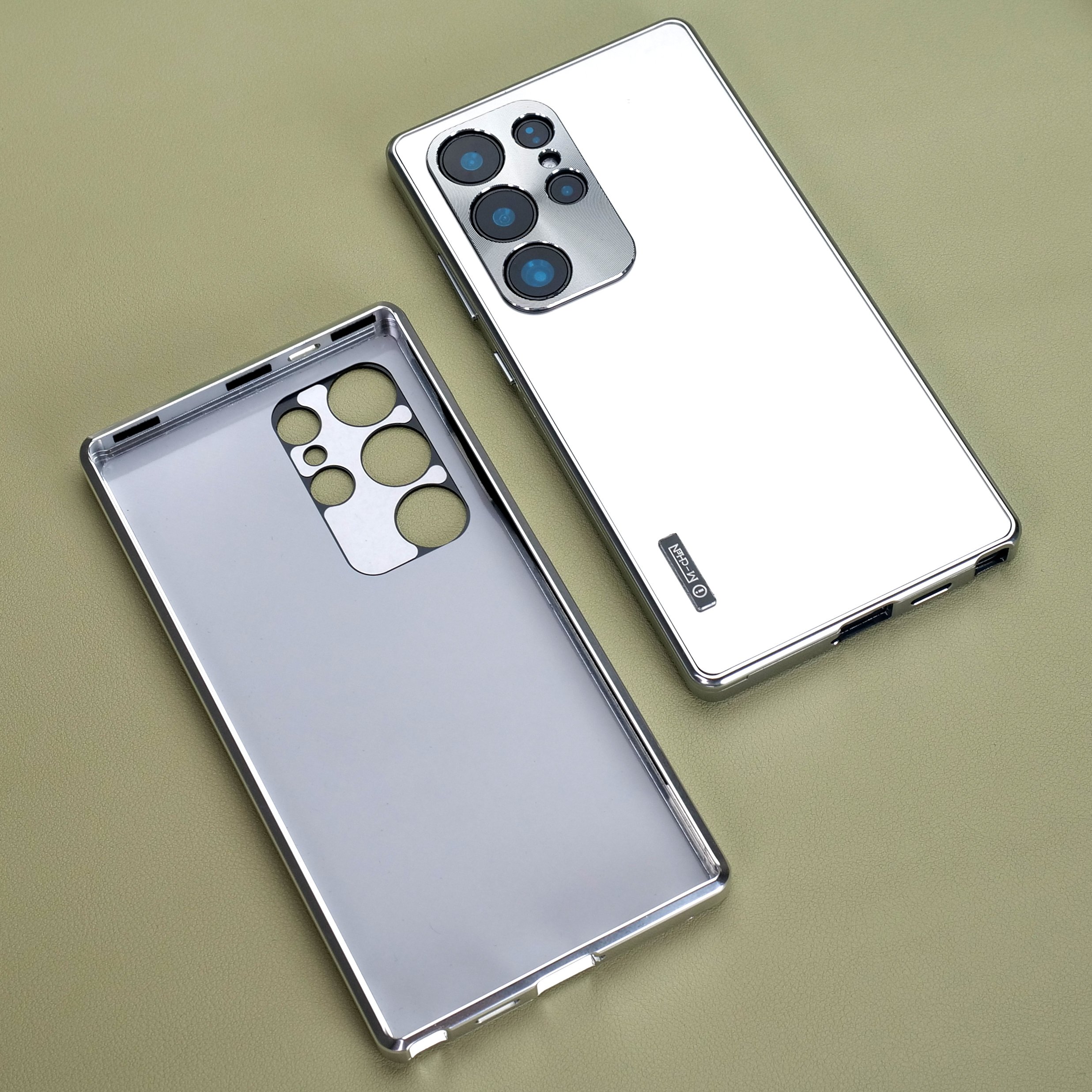 2024 New Design Aluminum Mobile Phone Case Metal Smart Phone Case Cover For Samsung Galaxy S24 ultra S23 S22 Cell Phone Case