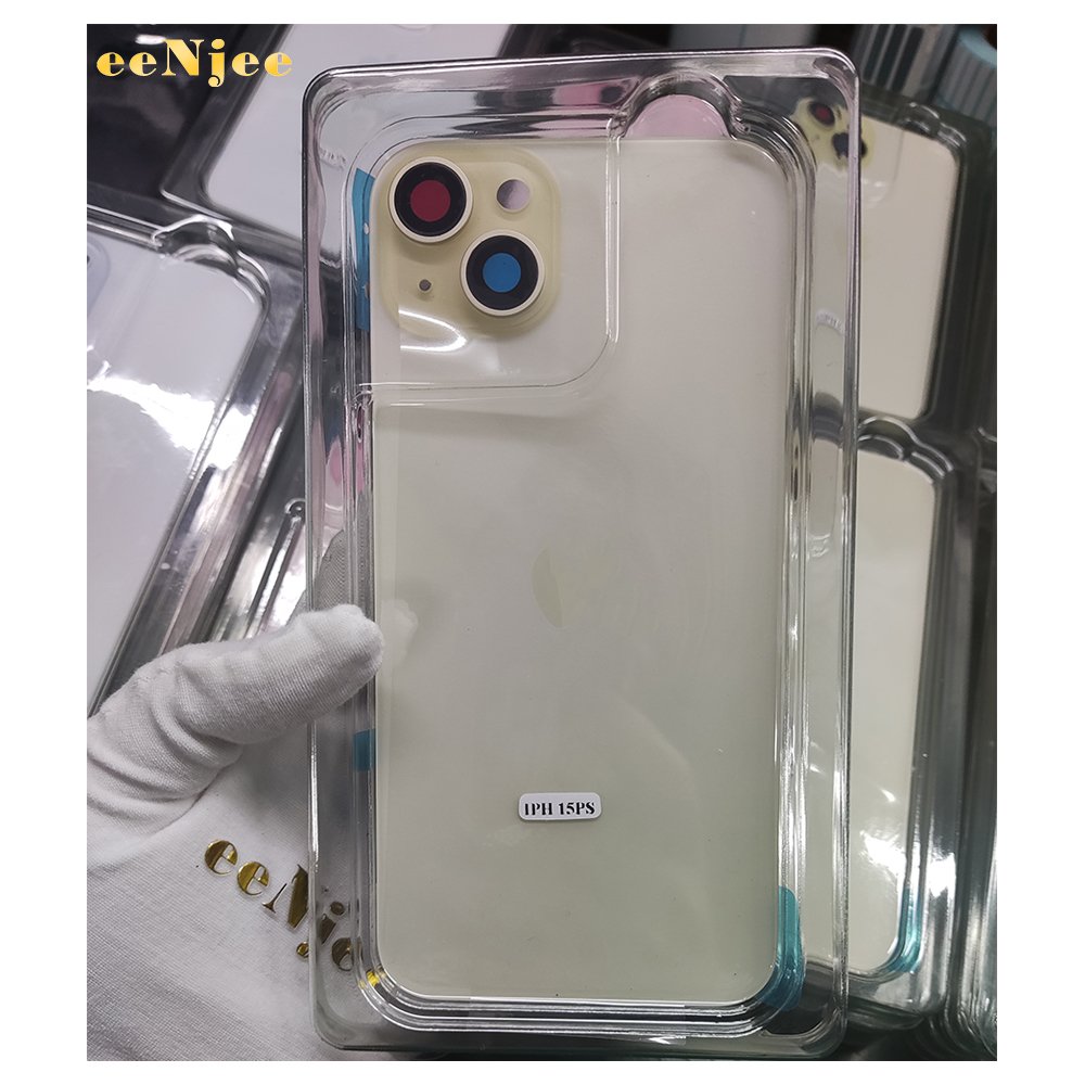 Properly Back Cover Rear Housing Tempered Glass for Iphone 15 The Bracket Box