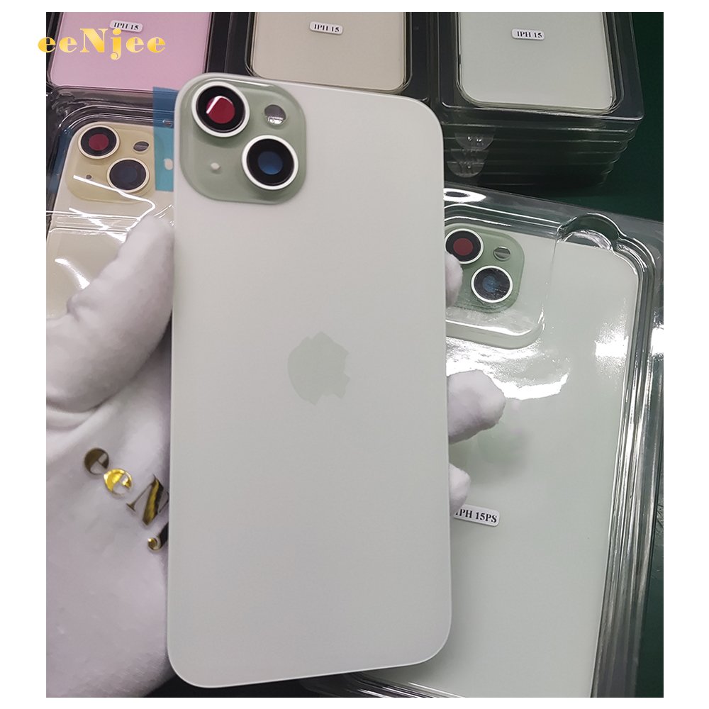 Properly Back Cover Rear Housing Tempered Glass for Iphone 15 The Bracket Box