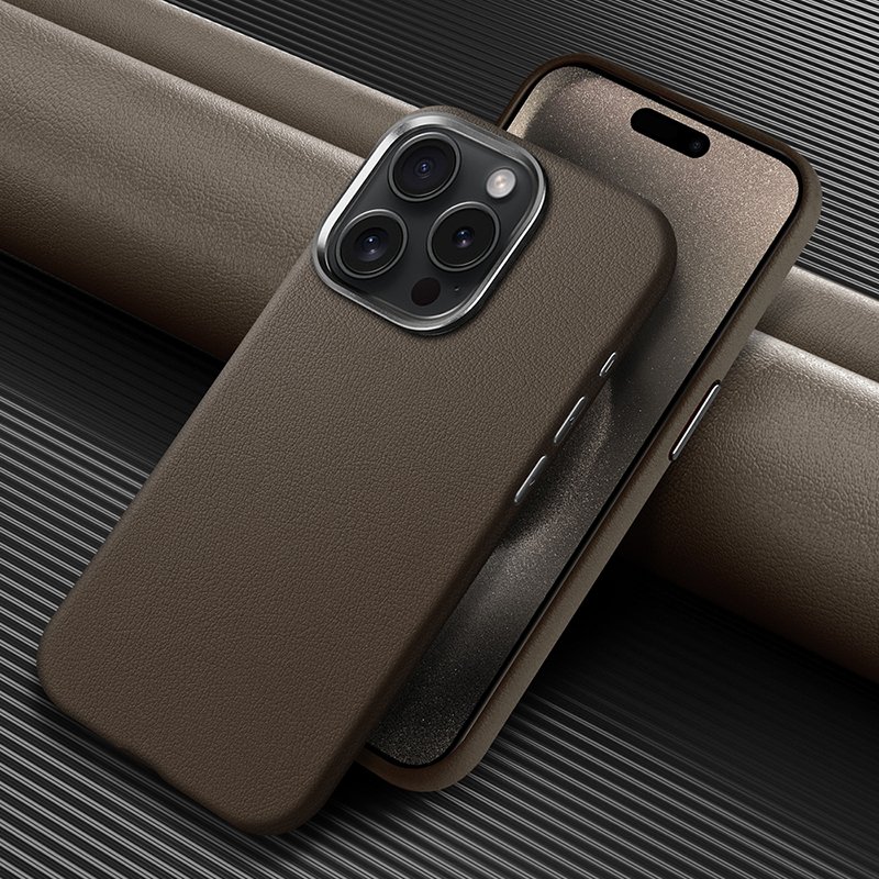 Leather patterned phone case suitable for iPhone 15 Promax 15 Pro plus shock resistant and dirt resistant factory wholesale