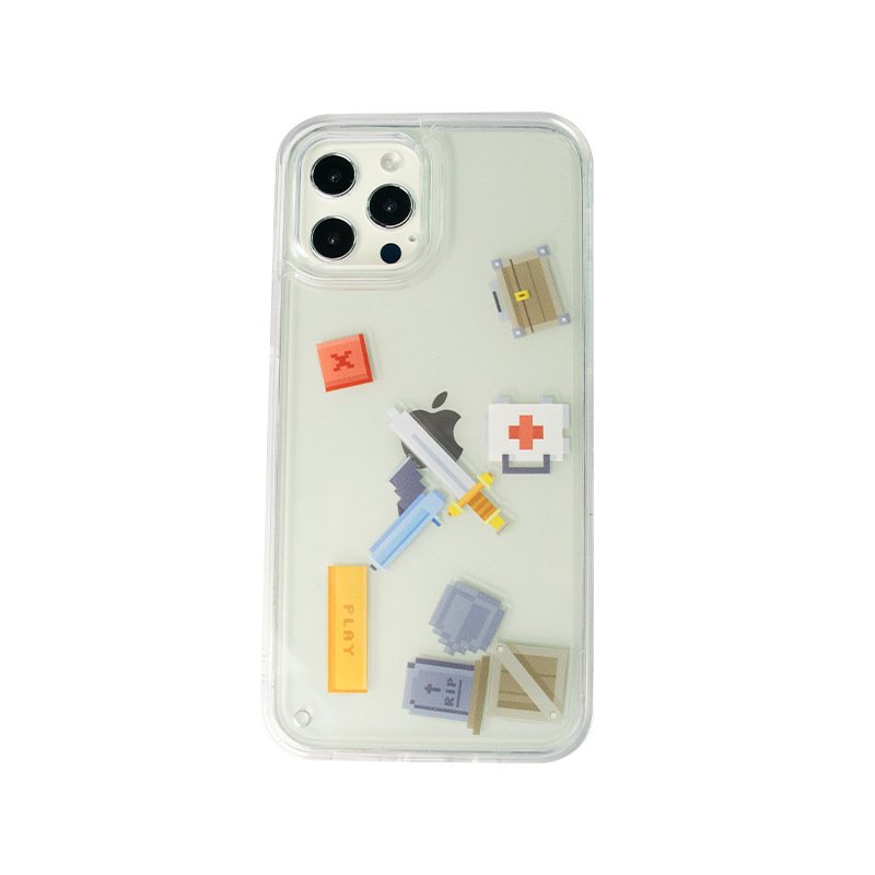 Vigreat Fashion Fancy Mobile Phone Case Custom Luxury Cartoon Acrylic Cases For Cell Phone
