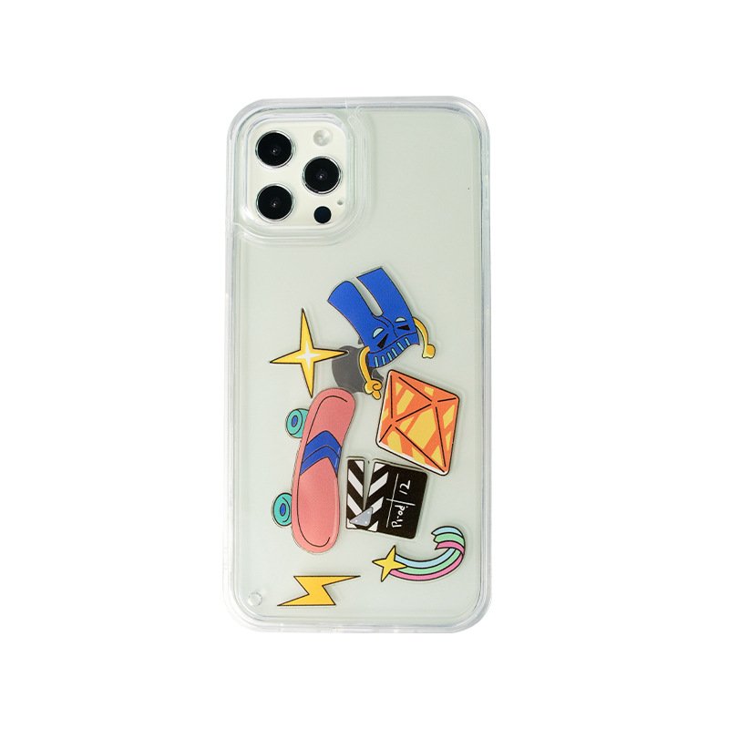 Vigreat Fashion Fancy Mobile Phone Case Custom Luxury Cartoon Acrylic Cases For Cell Phone