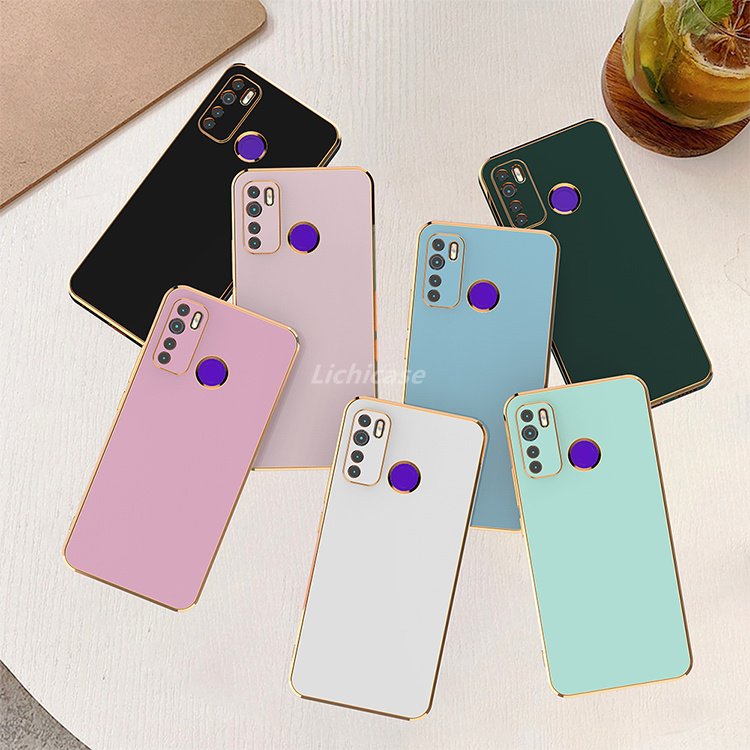 Luxury Soft Classic TPU Phone Case For Infinix Smart 5 Electroplated Mobile Phone Case